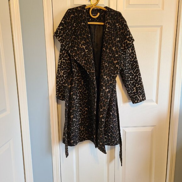 Leopard print wrap coat - Picture 6 of 7